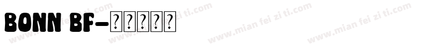 Bonn BF字体转换